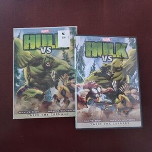 3/$10 🌟 NWOT Marvel Hulk vs Thor and Wolverine DVD With Sleeve